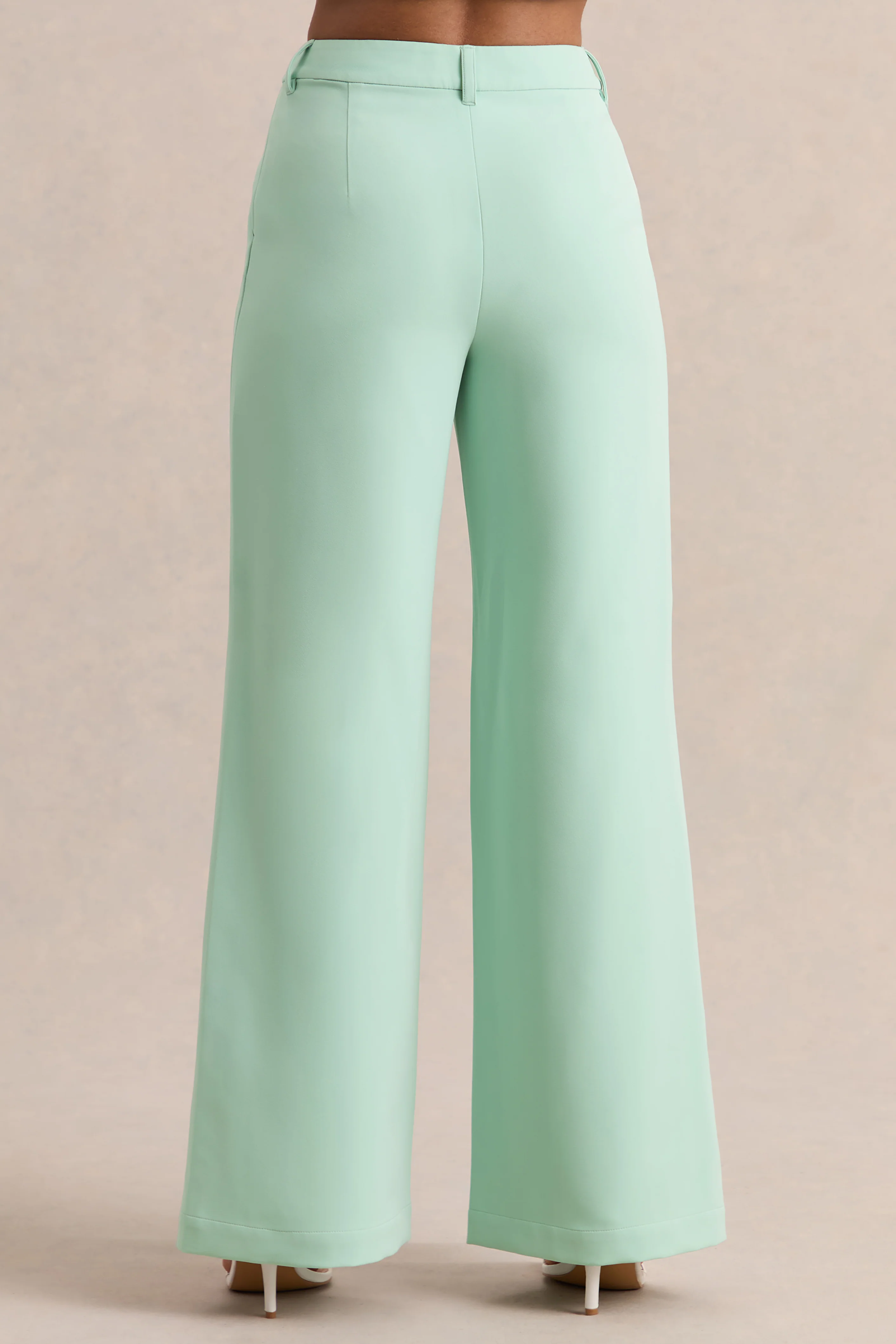 Malou | Pantalon tailleur en sauge - Image 4